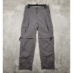 Magellan Convertible Cargo Pants YTH  XL 18-20 Grey Zip Off Hiking Shorts 30x31